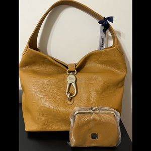Dooney & Bourke Natural Pebble Leather Hobo